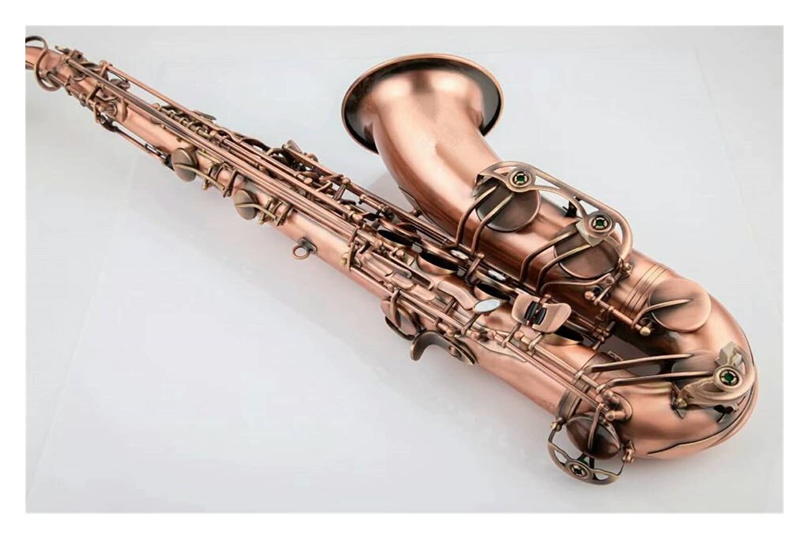 Amazon.co.jp: Saxophone テナーサックスピンクアンティーク銅